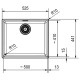 Кухонна мийка Franke Sirius SID 110-50 тектонайт, Сірий (144.0649.561)