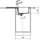 Кухонна мийка Franke Sirius 2.0 S2D 611-78 тектонайт, Бежевий (143.0671.744)
