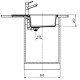 Кухонна мийка Franke Sirius 2.0 S2D 611-78 XL тектонайт, Білий (143.0621.338)
