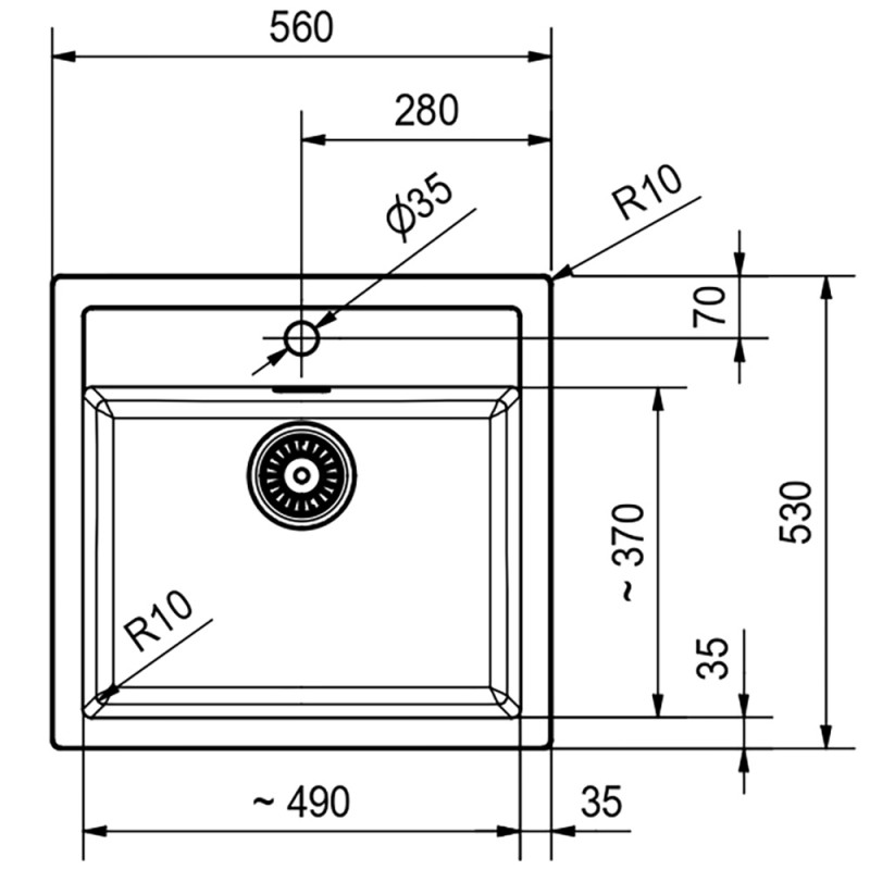 Кухонна мийка Franke Sirius SID 610-50 тектонайт, Бежевий (143.0691.532)