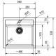 Кухонна мийка Franke Sirius SID 610-50 тектонайт, Бежевий (143.0691.532)