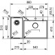 Кухонна мийка Franke Box Center BWX 220-54-27 TL WCR Нержавіюча сталь (127.0538.260)