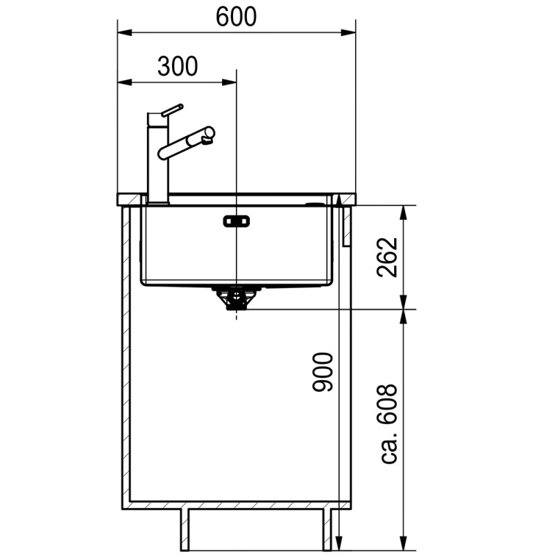 Кухонна мийка Franke Box Center BWX 120-41-27 Нержавіюча сталь (122.0579.553)