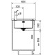 Кухонна мийка Franke Box Center BWX 120-41-27 Нержавіюча сталь (122.0579.553)