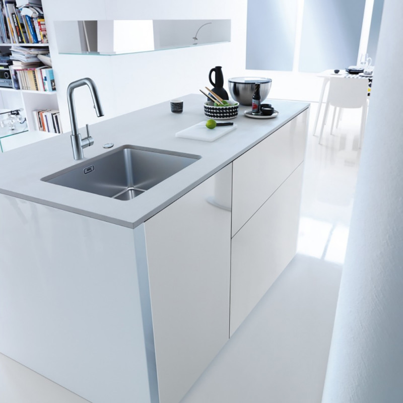 Кухонна мийка Franke Mythos MYX 110-34 під стільницю, нержавіюча сталь, полірована (122.0600.933)