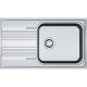 Кухонна мийка Franke Smart SRX 611-86 XL врізна, нержавіюча сталь, полірована (101.0456.705)
