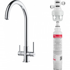 Кухонний змішувач Franke Lina Clear Water з фільтром, Хром (160.0702.660)