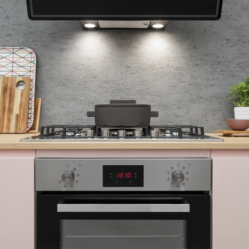 Газова варильна поверхня Franke Smart FHSM 755 4G DC XS C, нержавіюча сталь, 5 конфорок (106.0554.394)