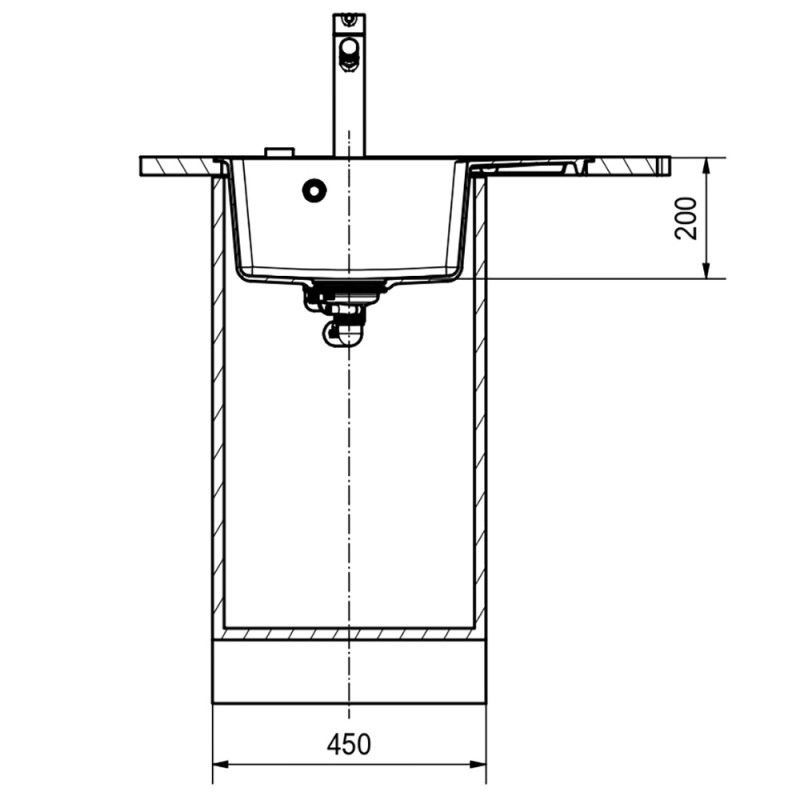 Кухонна мийка Franke Centro CNG 611-62 TL Онікс, гранітна, врізна (114.0630.463)