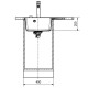 Кухонна мийка Franke Centro CNG 611-62 TL Онікс, гранітна, врізна (114.0630.463)