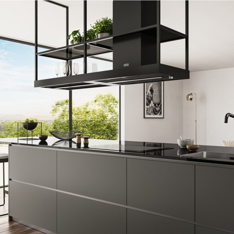 Острівна кухонна витяжка Franke Mythos T-Shelf FMY BK MATT F180 (325.0678.073)