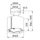 Острівна кухонна витяжка Franke Smart FSMS F42 BK MATT (345.0654.933)
