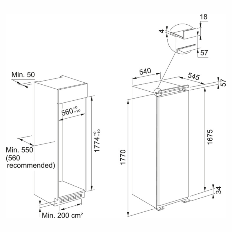 Морозильна камера Franke FSDF 330 NF E (118.0740.202)